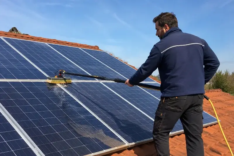 Nettoyage et entretien de panneaux solaires à Tullins